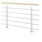 SOGEM KIT INTERIO 1.5M FIXATION SOL ACIER RAL 9006