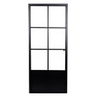 SOLID FERRO - ELEGANCE - 6 VITRAGES - 880(L) x 2040(H) MM (PORTE + CADRE) - GAUCHE