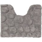 SEALSKIN PEBBLES TAPIS DE CONTOUR WC 50X60 CM COTON GRIS