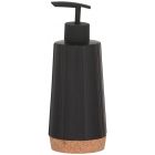SEALSKIN CORK ZEEPDISPENSER 350ML VRIJSTAAND ZWART