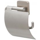 TIGER ONU PORTE-ROULEAU PAPIER TOILETTE AVEC RABAT ACIER INOXYDABLE BROSSÉ
