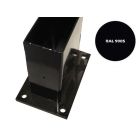 VOETSTUK GROEN VOOR RECHTHOEKIGE PAAL 60X40MM