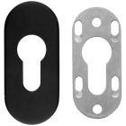 ENTREE CYLINDRE DE SECURITE HDD OVALE NOIR 9MM