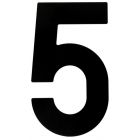 CHIFFRE PLAT 5 NOIR