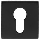 CYLINDERPLAATJE SQUARE SHAPE ZWART