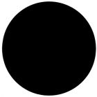 BLINDE ROZAS ROND SHAPE ZWART