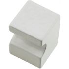 TIRANT DE MEUBLE CUBICA BOUTON BLANC