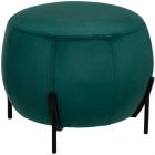 ATMOSPHERA CALABAZA POUF VELOURS VERT