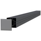 WOODVISION ALUMINIUM PAAL 84X84X185CM ANTRACIET