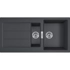 FRANKE S2D651ZW1 SIRIUS SPOELTAFEL 100X51CM ZWART