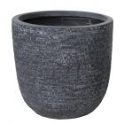 UTAH EGG POT GRAPHITE D32H31