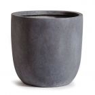 CLAYFIBRE EGG POT AUTHGREY D45H36