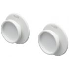 TIGER TESS HANDDOEKHAAK WIT (2 STUKS)