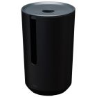 TIGER TESS PORTE-ROULEAUX PAPIER TOILETTE DE RÉSERVE AVEC COUVERCLE AUTOPORTANTE NOIR / ANTHRACITE
