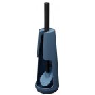 TIGER TESS PORTE-BROSSE DE TOILETTE AUTOPORTANTE AVEC BROSSE FLEXIBLE SWOOP BLEU / NOIR