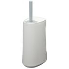 TIGER TESS PORTE-BROSSE DE TOILETTE AVEC CAPACITÉ DE RANGEMENT AUTOPORTANTE AVEC BROSSE FLEXIBLE SWOOP BLANC / GRIS CLAIR