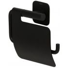 TIGER COLAR PORTE-ROULEAU PAPIER TOILETTE AVEC RABAT NOIR