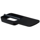 TIGER TESS TOILETROLHOUDER MET PLANCHET ZWART / ANTRACIET