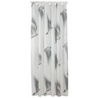 SEALSKIN BIRDS DOUCHEGORDIJN 180X200 CM POLYESTER ZWART / WIT