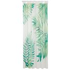SEALSKIN LEAVES RIDEAU DE DOUCHE 180X200 CM PEVA VERT / BLANC