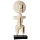 J-LINE PERSONNAGE PRIMITIF BOIS ALBASIA BLANC M