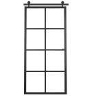 SOLID FERRO ELEGANCE PORTE COULISSANTE 8 VITRAGES 93x221,5CM