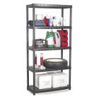 PRACTO HOME PLASTIC REK 081 185X85X40CM 5 LEGBORDEN 300KG