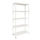 ETAGERE METAL À BOULONNER AR SHELVING . 180X90X40 CM. 5 NIV. BLANC