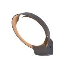 LUTEC POLO APPLIQUE LED ROND GRIS