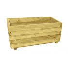 WOODVISION BAC A FLEURS RECT. 39X100X42CM IMPREGNÉE