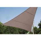 PEREL DRIEHOEKIG ZONNEZEIL 3.6X3.6X3.6M TAUPE