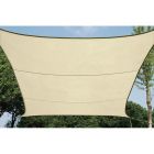 PEREL VOILE SOLAIRE CARRE 3.6X3.6M CHAMPAGNE