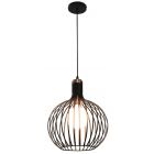 FANTASIA RAGA SUSPENSION 1XE27 NOIR+CUIVRE 35CM