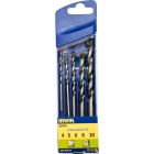 IRWIN 10501917 FORETS BETON SET 5ST 4/5/6/8/10MM