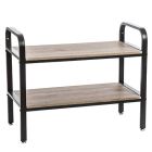 SCHOENREK JANO VOOR 6 PAAR HOUT-METAAL zwart