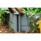 ECOPIC EDGE CONNECTOR DROITE 40X4X4CM 8PCS GRIS