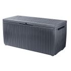 KETER SPRINGWOOD COFFRE DE RANGEMENT 305L ANTHRACITE 123.5X53.5X57CM