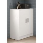 ARMOIRE DE RANGEMENT WALT BAS DOUBLE BLANC 59X37X80CM