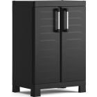 KETER DETROIT ARMOIRE DE RANGEMENT BAS 45X65X97CM NOIR