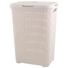 KETER STYLE PANIER À LINGE AVEC COUVERCLE 40L 447X265X615MM BLANC VINTAGE