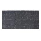 COECK KLINKER GETROMMELD 10X10X4CM ZWART