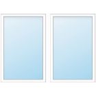 MEETH FENETRE OSCILLO-BATTANTE DOUBLE PVC76/3M DDK SYM 1000X1000