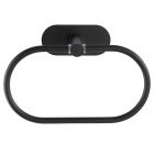 WENKO OREA TURBO-LOC ACIER INOX ANNEAU SERVIETTE NOIR MAT