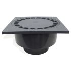 SCALA SIPHON DE COUR PVC LOCK 250X250/100-110 GRIS FONCE