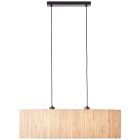 BRILLIANT WIMEA SUSPENSION E27 MAX 2X40W NOIR/NATUREL