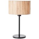 BRILLIANT WIMEA LAMPE DE TABLE E27 MAX 1X42W NOIR/NATUREL