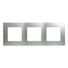 LEGRAND AFDEKPLAAT DRIEVOUDIG VERTICAAL/HORIZONTAAL NILOE ALU