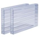 TOP-X6 KUNSTSTOF DAKPLAAT 16MM HELDER 98X400CM