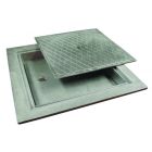 COUVERCLE 50X50CM ALUMINIUM DOUBLE