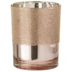 J-LINE PHPH PERLES VERRE ROSE/OR M